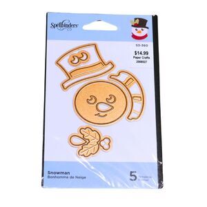 Snowman Spellbinders D-Lites Etched Dies -‎ Create Magical Holiday Cards